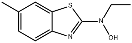 2-Benzothiazolamine,N-ethyl-N-hydroxy-6-methyl-(9CI) Structure