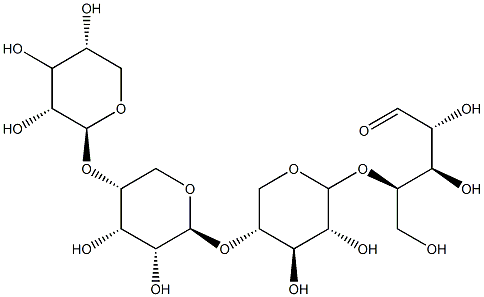 Xylotetraose Structure