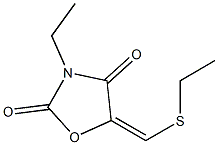 2,4-옥사졸리딘디온,3-에틸-5-[(에틸티오)메틸렌]-(9CI) 구조식 이미지