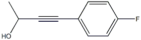 3-Butyn-2-ol,4-(4-fluorophenyl)-(9CI) 구조식 이미지
