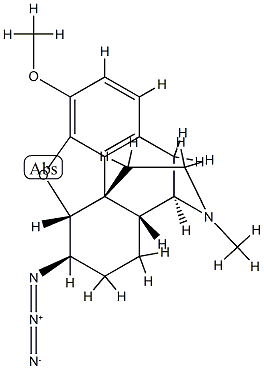 6β-아지도-4,5α-에폭시-3-메톡시-17-메틸모르피난 구조식 이미지