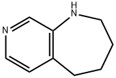 1H-피리도[3,4-b]아제핀,2,3,4,5-테트라하이드로-(9CI) 구조식 이미지