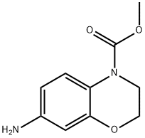 4H-1,4-Benzoxazine-4-carboxylicacid,7-amino-2,3-dihydro-,methylester 구조식 이미지