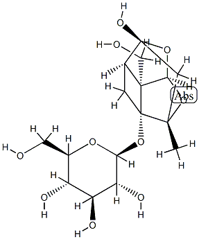 8-debenzoylpaeoniflorin 구조식 이미지