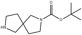 2,7-DIAZA-SPIRO[4.4]NONANE-2-CARBOXYLIC ACID TERT-BUTYL ESTER Structure