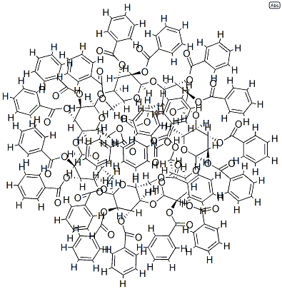 HEPTAKIS-(2 3 6-TRI-O-BENZOYL)-<BETA>-CY Structure