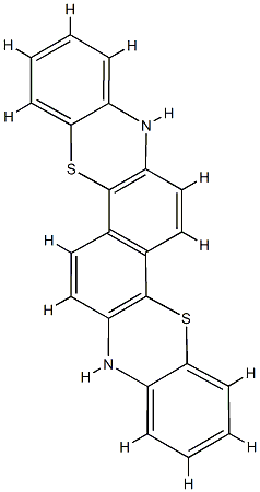8,16-디히드로페노티아지노[4,3-c]페노티아진 구조식 이미지