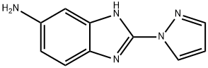 1H-Benzimidazol-5-amine,2-(1H-pyrazol-1-yl)-(9CI) 구조식 이미지