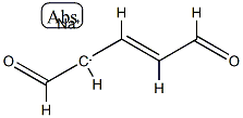 pent-2-enedial, monosodium salt  Structure