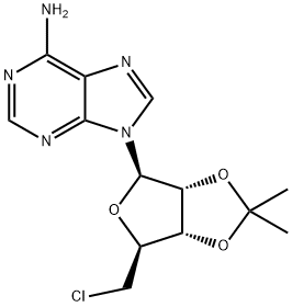 5′-Chloro-5′-deoxy-2′,3′-O-isopropylideneadenosine 구조식 이미지