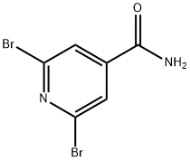 2,6-dibromo-4-carboxamidopyridine 구조식 이미지