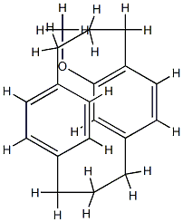 6-Methoxytricyclo[10.2.2.25,8]octadeca-5,7,12,14(1),15,17-hexene 구조식 이미지