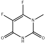 2,4(1H,3H)-Pyrimidinedione,5,6-difluoro-1-methyl-(9CI) Structure