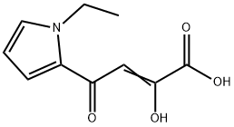 2-Butenoicacid,4-(1-ethyl-1H-pyrrol-2-yl)-2-hydroxy-4-oxo-(9CI) Structure
