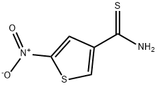 3-Thiophenecarbothioamide,5-nitro-(9CI) Structure