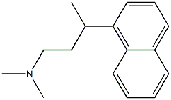 N,N,γ-Trimethyl-1-naphthalene-1-propanamine Structure