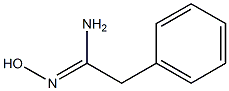 Benzeneethanimidamide,  N-hydroxy-,  [C(Z)]-  (9CI) Structure