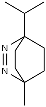 2,3-Diazabicyclo[2.2.2]oct-2-ene,1-methyl-4-(1-methylethyl)-(9CI) Structure