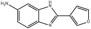 1H-Benzimidazol-5-amine,2-(3-furanyl)-(9CI) 구조식 이미지