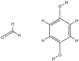 formaldehyde-hydroquinone polymer Structure