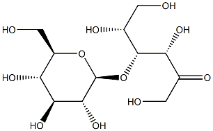 4-O-β-D-Glucopyranosyl-D-fructose Structure