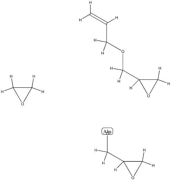 에피클로로히드린-에틸렌 산화물-알릴 글리시딜 에테르 중합체 구조식 이미지