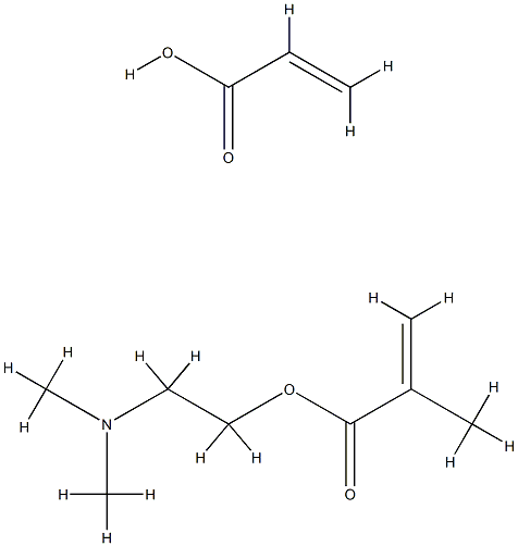 2-(디메틸아미노)에틸2-메틸-2-프로펜산중합체및2-프로펜산 구조식 이미지