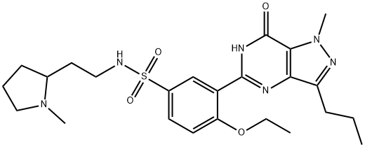 Despropoxy Ethoxy Udenafil 구조식 이미지