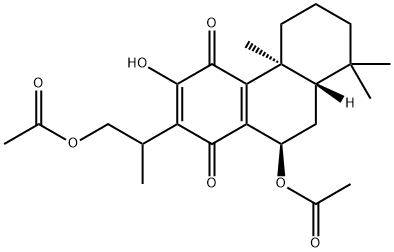 16-Acetoxy-7-O-acetylhormine 구조식 이미지