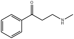 3-(methylamino)-1-phenylpropan-1-one 구조식 이미지