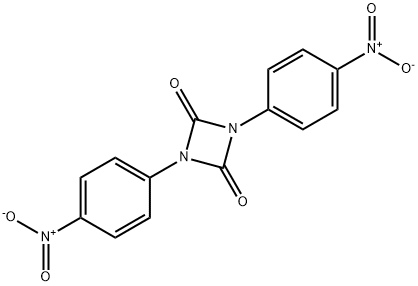 1,3-비스(p-니트로페닐)-2,4-우레티딘디온 구조식 이미지