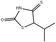 2,4-Thiazolidinedione,5-isopropyl-4-thio-(8CI) Structure