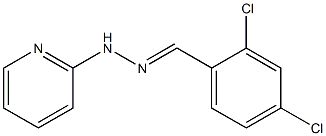 Benzaldehyde,2,4-dichloro-, 2-(2-pyridinyl)hydrazone Structure