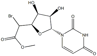 2'(3')-O-bromoacetyluridine Structure