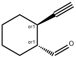 Cyclohexanecarboxaldehyde, 2-ethynyl-, (1R,2R)-rel- (9CI) Structure
