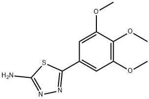 5-(3,4,5-trimethoxyphenyl)-1,3,4-thiadiazol-2-amine Structure