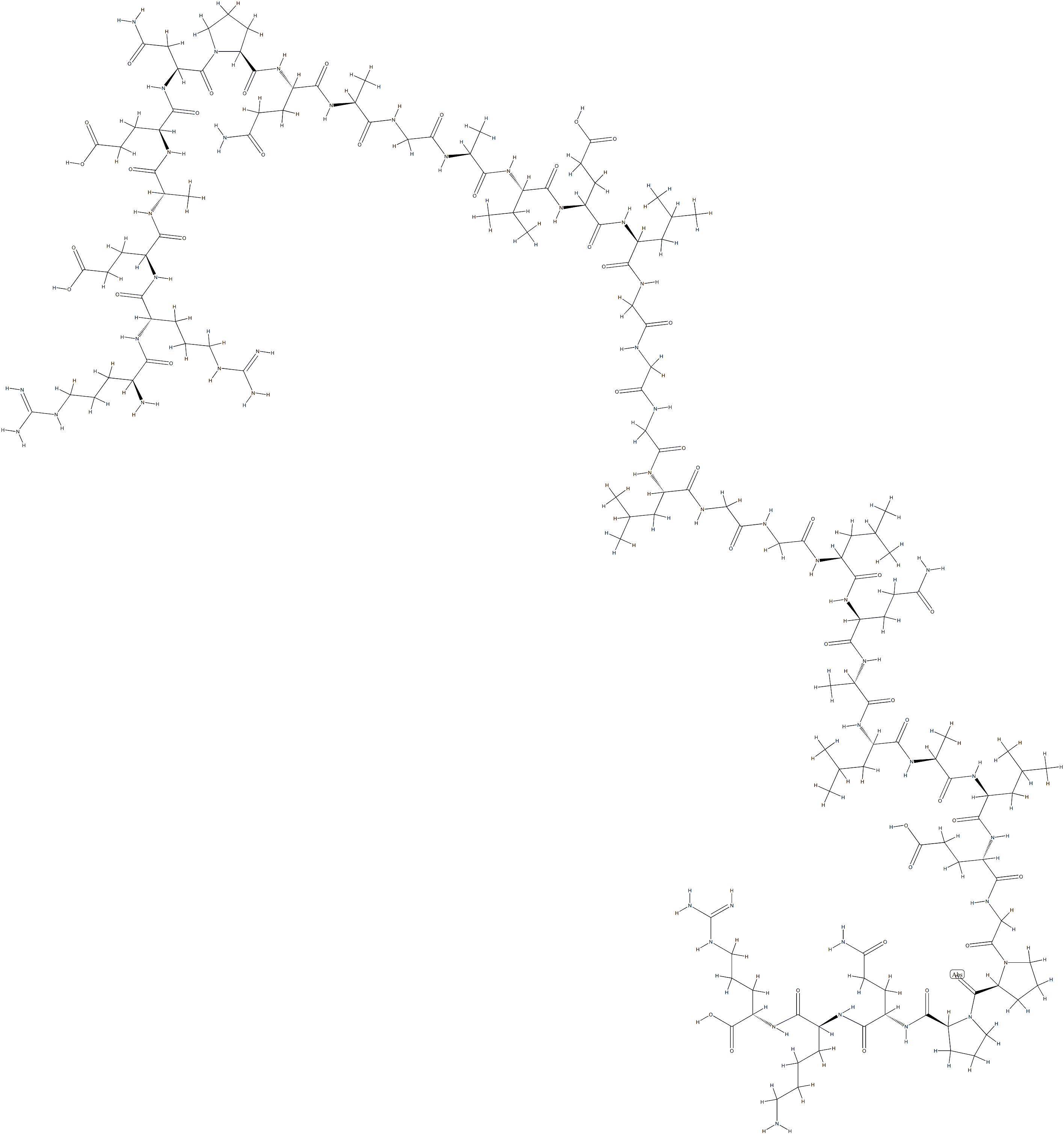 PROINSULIN C-PEPTIDE (31-63) (PORCINE) 구조식 이미지