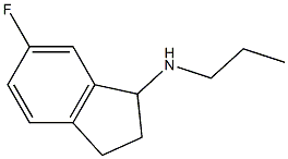 1H-Inden-1-amine,6-fluoro-2,3-dihydro-N-propyl-(9CI) Structure