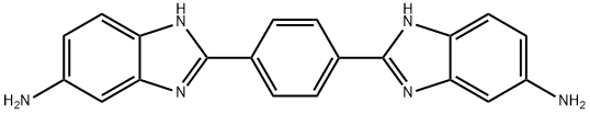 2,2'-(1,4-페닐렌)비스(5-아미노-1H-벤즈이미다졸) 구조식 이미지