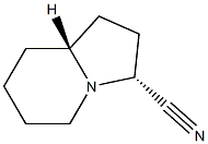3-인돌리진카르보니트릴,옥타히드로-,(3R,8aR)-rel-(9CI) 구조식 이미지