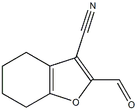 3-Benzofurancarbonitrile,2-formyl-4,5,6,7-tetrahydro-(9CI) Structure