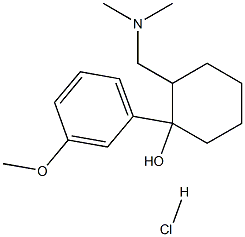 Cyclohexanol,2-[(dimethylamino)methyl]-1-(3-methoxyphenyl)-, hydrochloride (1:1) Structure