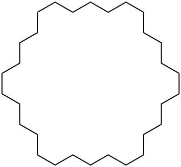 Cyclotriacotane Structure