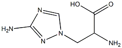 1H-1,2,4-Triazole-1-propanoicacid, a,3-diamino- Structure