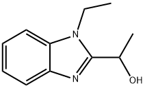 1H-벤즈이미다졸-2-메탄올,1-에틸-알파-메틸-(9CI) 구조식 이미지