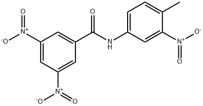 N-(4-methyl-3-nitrophenyl)-3,5-dinitrobenzamide Structure