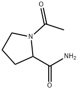 2-피롤리딘카르복사미드,1-아세틸-(6CI,9CI) 구조식 이미지