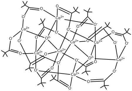 Tetrameric Co cluster 구조식 이미지