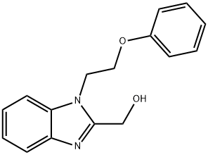{1-[2-(phenyloxy)ethyl]-1H-benzimidazol-2-yl}methanol Structure
