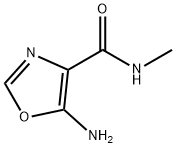 4-옥사졸카르복사미드,5-아미노-N-메틸-(8CI) 구조식 이미지